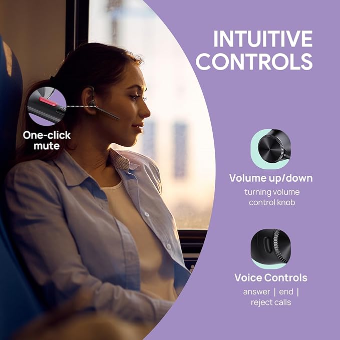 Yealink BH71 Workstation Pro Bluetooth Headset for Office Phone, Computer, Mobile, Work with Teams (Certified) Zoom, Charging Case, Wireless Charging Pad, Speakerphone, USB 3.0 Hub, 3-Inch Touchscreen