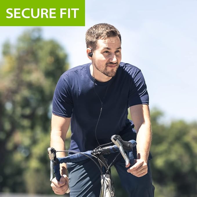 Avantree C171 - USB-C Wired Earbuds with Microphone & Volume Controls, Compatible with New iPhone 15 & 16, Samsung, Google & Android Type C Phones Headphones with Ear Hook for Running & Sports