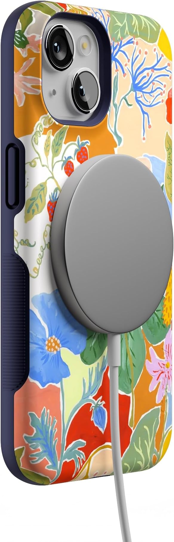 Casely iPhone 14 Case | Botanical Blooms | Floral Patchwork | Compatible with MagSafe | Bold Protective Design