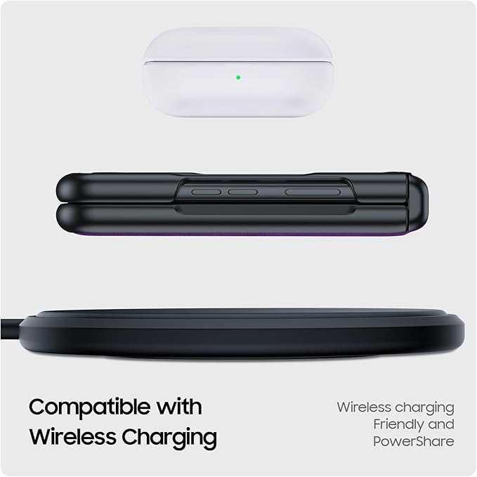 for Motorola Razr Ultra 2025 Case Built-in Screen Protector & Hinge Protection & Ultra Thin PU Leather Matte PC Shockproof Phone Cover Smartphone Case for Moto Razr Ultra 2025 (Purple)