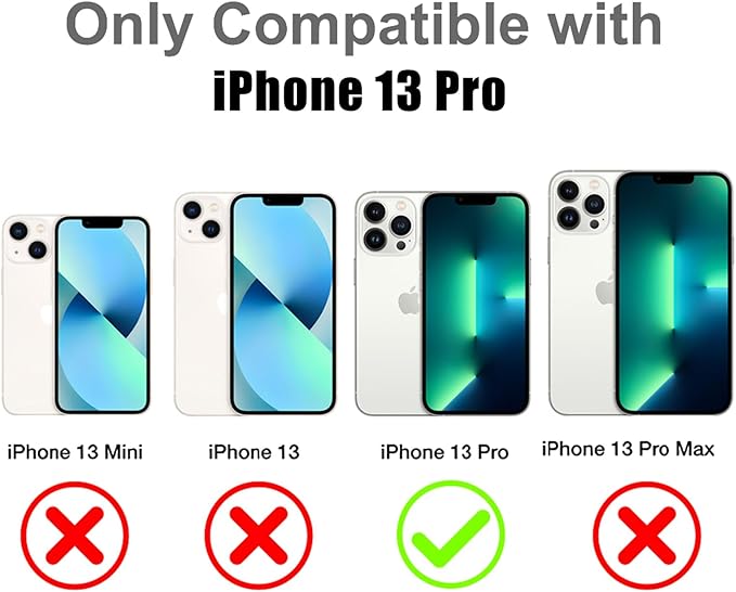 MOWIME Magnetic Case for iPhone 13 Pro [Compatible with Magsafe] [Cute Fashion Fluorescent Design] [1 Screen Protector] Slim Translucent Matte Case for iPhone 13 Pro 6.1" 2021, Orange