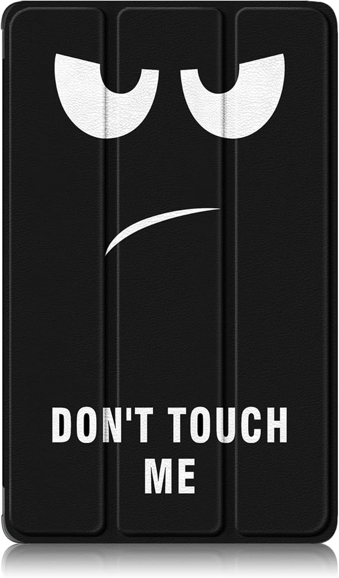 Case for Lenovo Tab M8 4th Gen 2023, Folding Folio Ultra-Thin PU Leather Stand Case Cover for Lenovo Tab M8 4th Gen TB-300FU Don't Touch Me