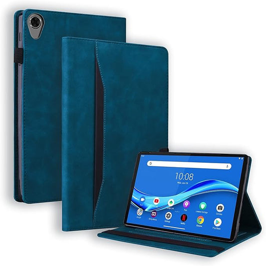 Lenovo Tab M8 Gen 3 2022 / Smart Tab M8 Gen 3 2022 / Lenovo Tab M8 / Tab M8 HD LTE/Smart Tab M8 / Tab M8 FHD Case 8.0 Inch Folio Stand Shell Cover Leather Card Holder Lenovo M8,Peacock Blue