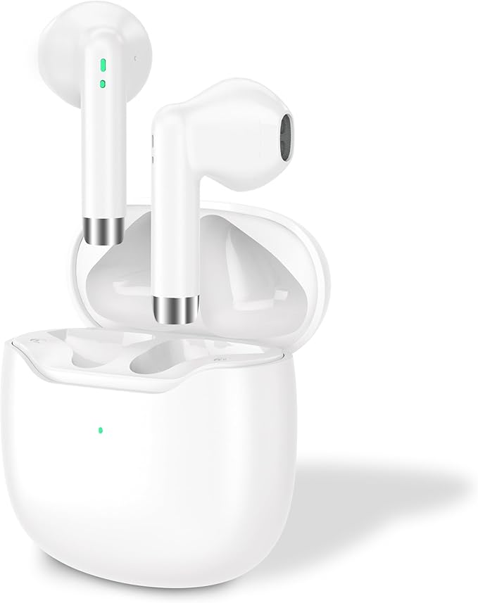 Wireless Workout Earbuds for Gym & Running: Bluetooth 5.3, Sweatproof, 8-Hour Playtime, Enhanced Bass, Clear Calls, iOS/Android