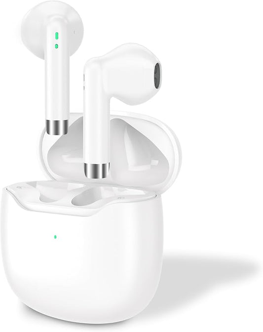 Wireless Workout Earbuds for Gym & Running: Bluetooth 5.3, Sweatproof, 8-Hour Playtime, Enhanced Bass, Clear Calls, iOS/Android