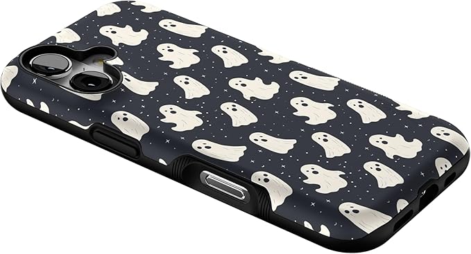 Casely iPhone 17 Case | All Boos No Bite | Friendly Ghost | Bold Protective Design | Compatible with MagSafe