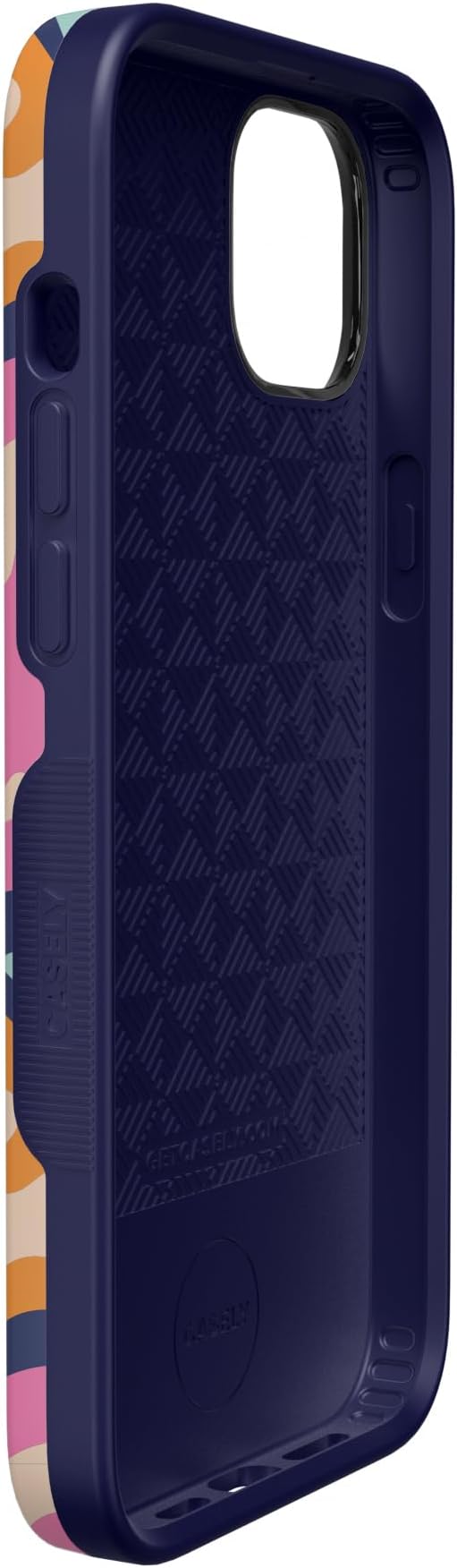 Casely iPhone 14 Case | Midnight Color Splash | Abstract Retro | Compatible with MagSafe | Bold Protective Design