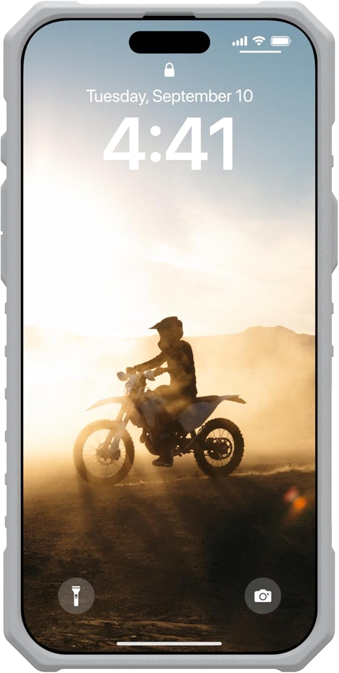 URBAN ARMOR GEAR UAG Designed for iPhone 16 Pro Max Case 6.9" Pathfinder Clear - Compatible with MagSafe Charging Rugged Shockproof Anti-Slip Military Grade Protective Cover, Active Neon