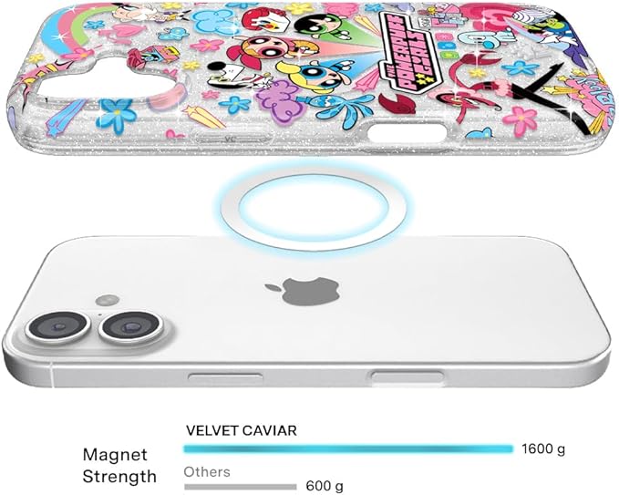 VELVET CAVIAR Case for iPhone 17 | Compatible with MagSafe | 10ft Drop Tested | Protective Designer Cases | The Powerpuff Girls Girl Power