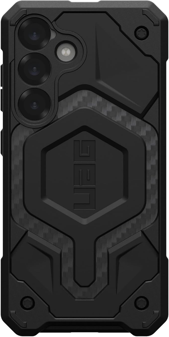 URBAN ARMOR GEAR UAG for Samsung Galaxy S25 Case 6.2" Monarch Pro - Compatible with Magnetic Charging Premium Rugged Military Drop Tested Protective Cover, Carbon Fiber