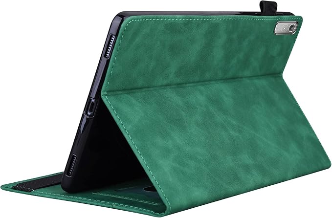 Case for Lenovo Tab P11 (2nd Gen) 11.5 inch/Pad Plus 2023 Magnetic PU Leather Folio Stand Shell Cover Foldable Card Holder Multi-Angle Lenovo Tab P11 Gen2 Tablet 2023 11.5",Vintage Green