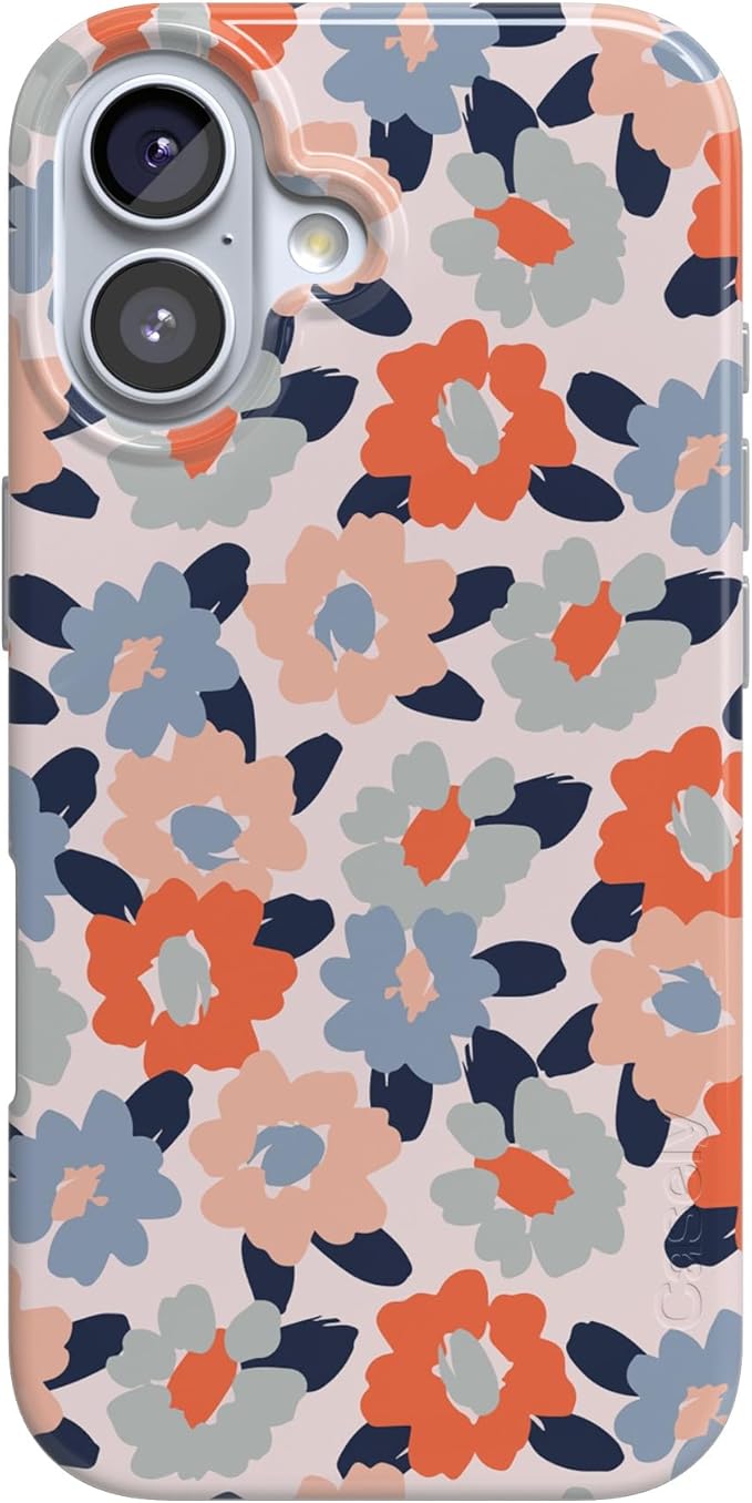 Casely iPhone 17 Case | Field of Flowers | Pastel Floral | Compatible with MagSafe | Classic Ultra Slim Design