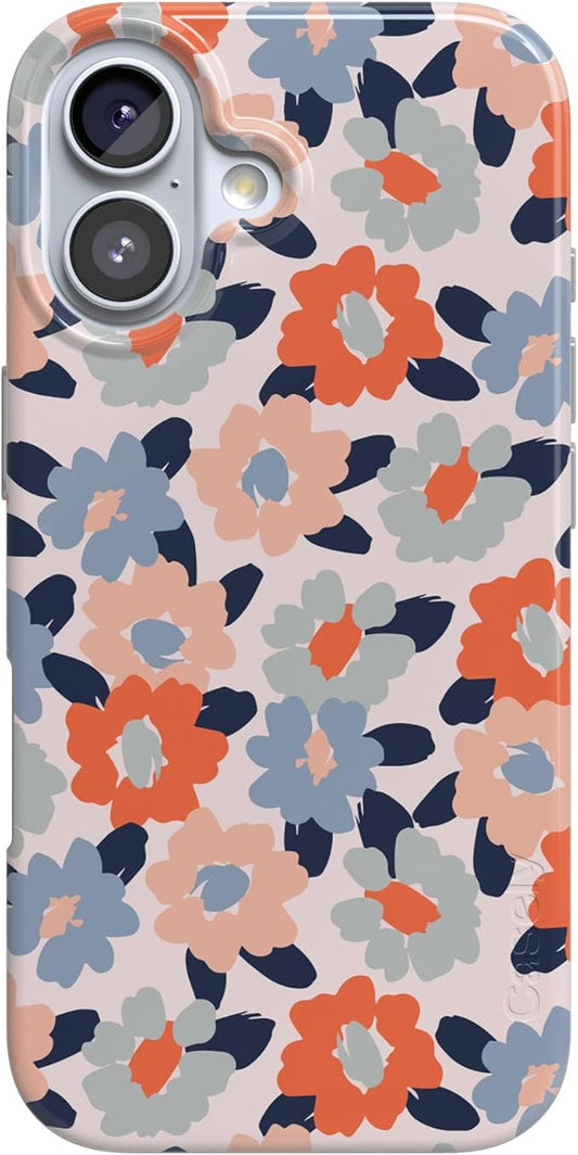 Casely iPhone 17 Case | Field of Flowers | Pastel Floral | Compatible with MagSafe | Classic Ultra Slim Design