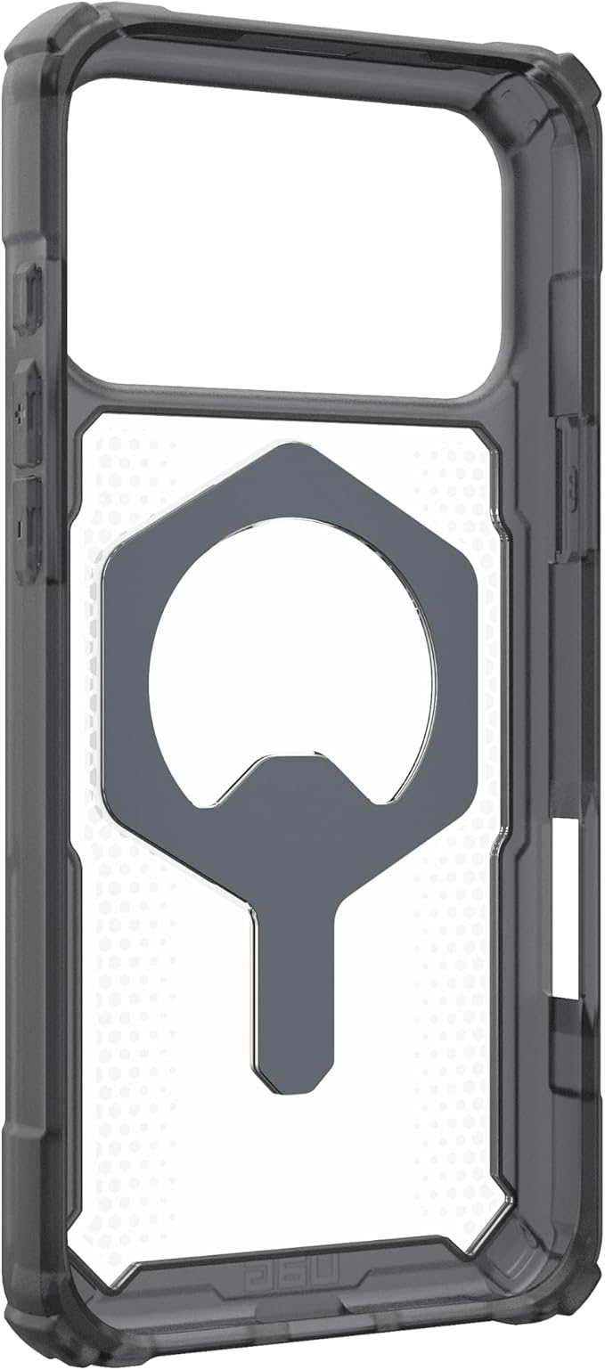 URBAN ARMOR GEAR UAG Designed for iPhone 17 Pro Max Case with Kickstand Plasma XTE - Compatible with MagSafe Transparent Military Grade Protective Cover, Ash/Titanium