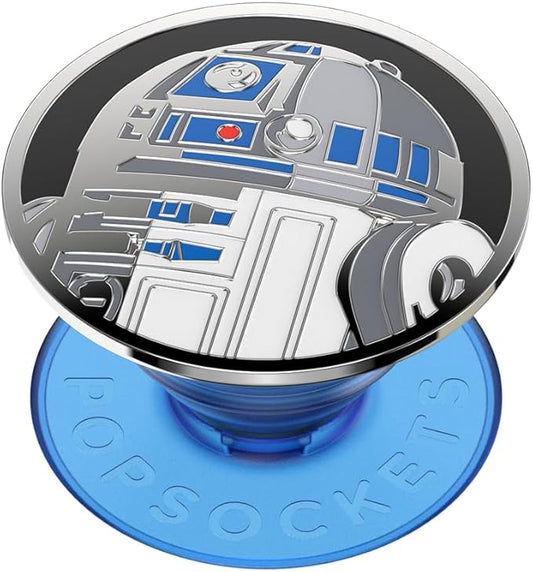 PopSockets Phone Grip with Expanding Kickstand, Adhesive Grip, Star Wars, Enamel - R2D2