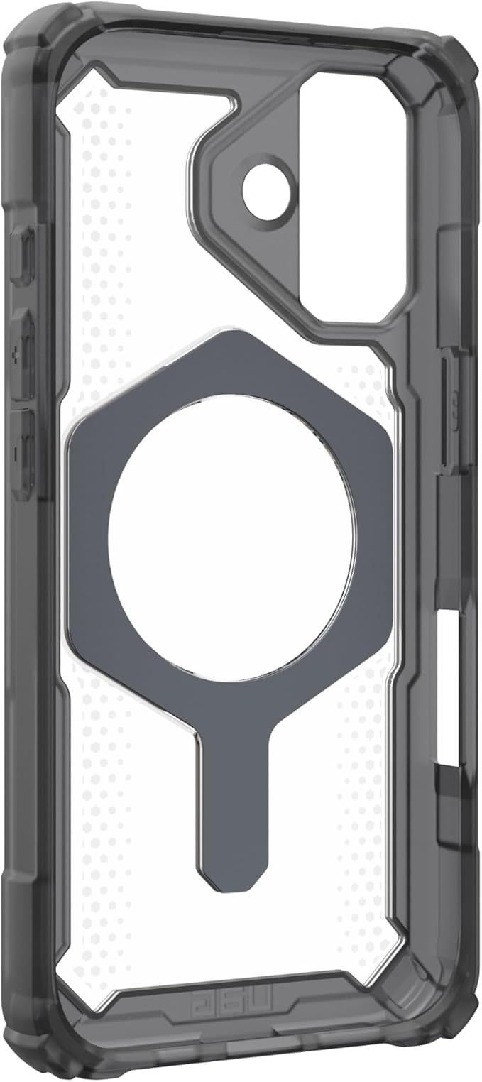 URBAN ARMOR GEAR UAG Designed for iPhone 17 Case with Kickstand Plasma XTE - Compatible with MagSafe Transparent Military Grade Protective Cover, Ash/Titanium