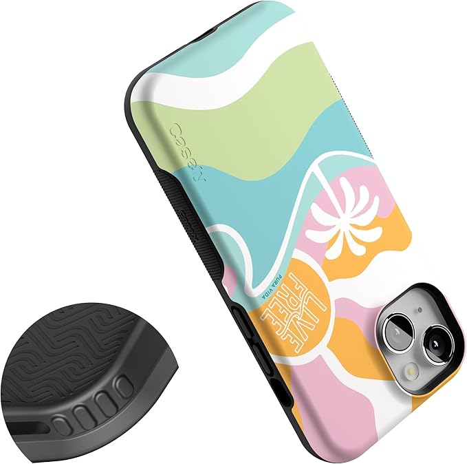Casely iPhone 14 Case | Tropical Dreams | Pura Vida | Compatible with MagSafe | Bold Protective Design