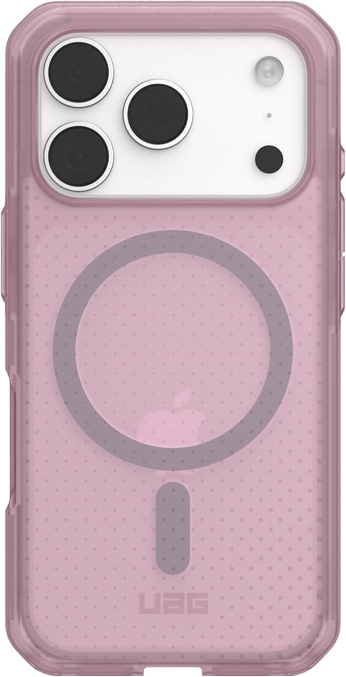 URBAN ARMOR GEAR UAG Designed for iPhone 17 Pro Case Dot - Compatible with MagSafe Translucent Military Grade Protective Cover, Purple