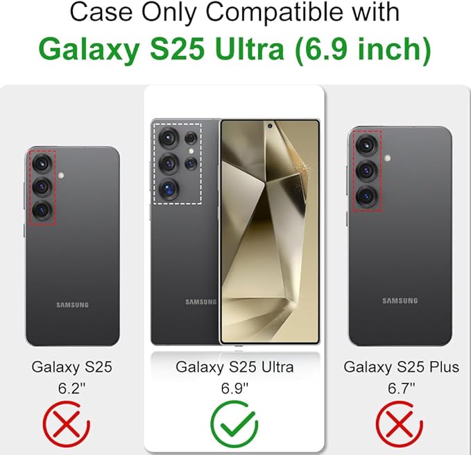 Case for Samsung Galaxy S25 Ultra, Compatible with Magsafe, [Invisible & Adjustable Stand] for Matte Translucent Cover, Anti-Slip Shockproof Slim Phone Case for Galaxy S25 Ultra (Brown)