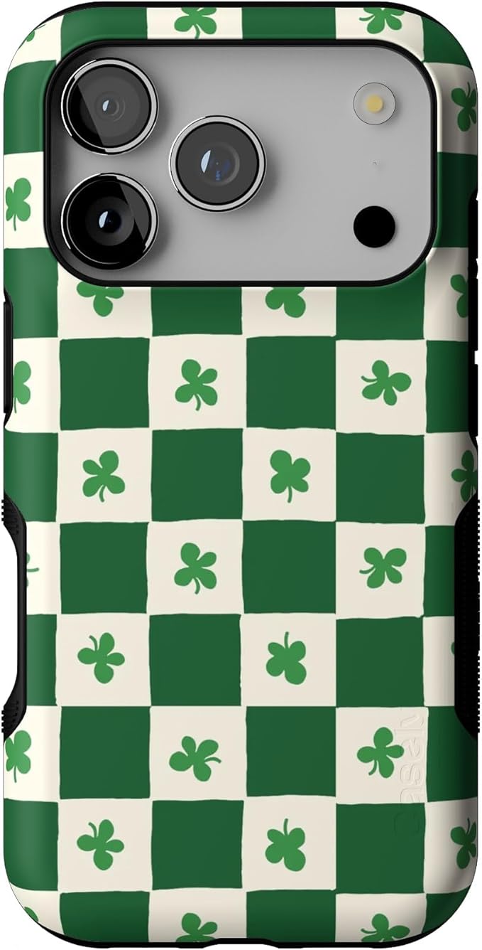 Casely iPhone 17 Pro Case | Lucky You | Shamrock | Bold Protective Design | Compatible with MagSafe