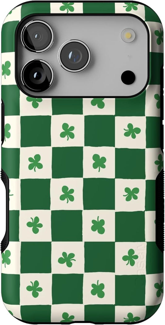 Casely iPhone 17 Pro Case | Lucky You | Shamrock | Bold Protective Design | Compatible with MagSafe