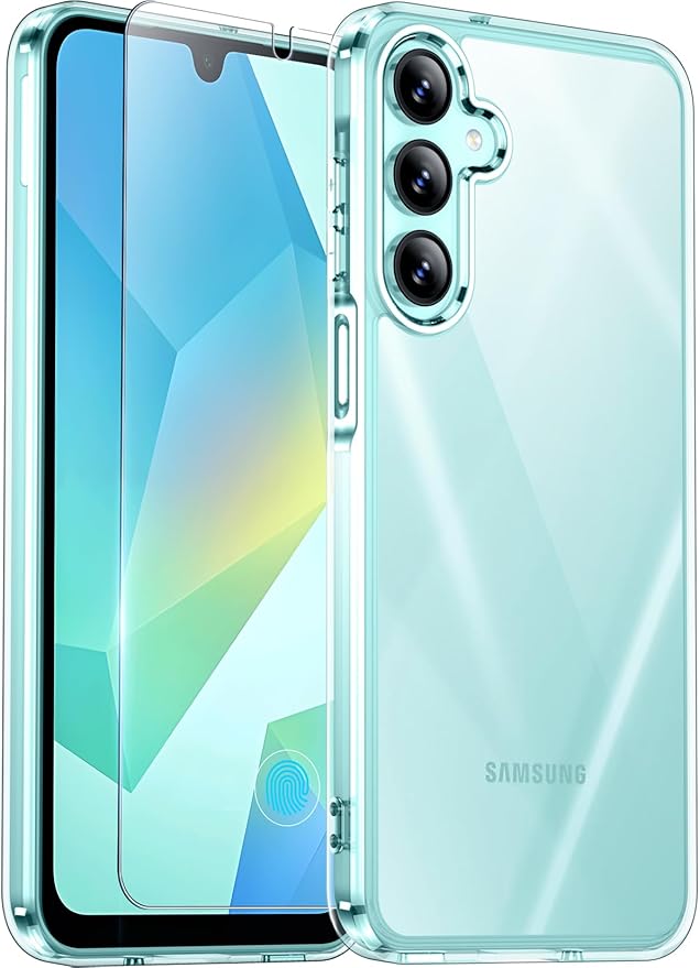 Red2Fire Designed for Samsung Galaxy A16 5G Case, [Military Grade Drop Protection] [Non-Yellowing] Scratch-Resistant Shockproof Protection Phone Case 6.7 inch,Clear