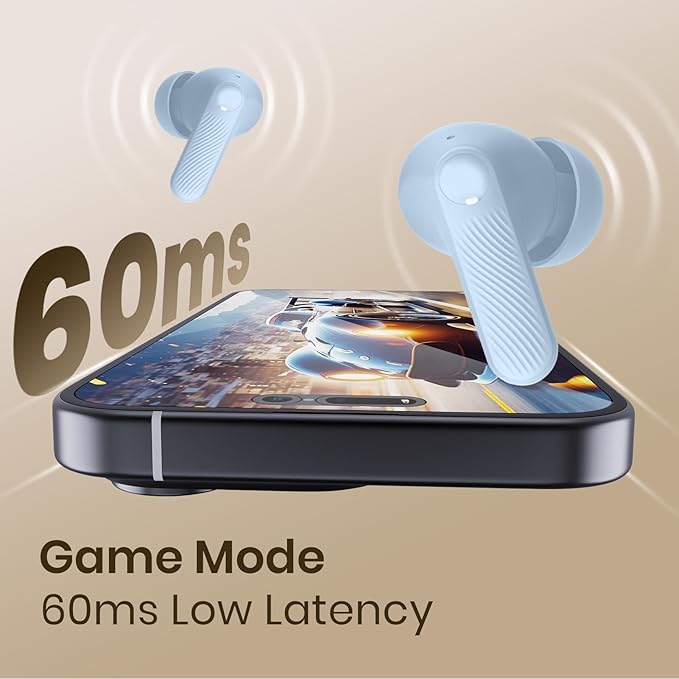 Wireless Earbuds 2025 Bluetooth Headphones 100H Playtime Ear Buds in-Ear Bluetooth Earbuds 5.4 Headphones Deep Bass Stereo Active Noise Cancelling IP5 Waterproof Earphones for Android iOS