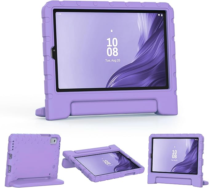 Kids Case for Lenovo Tab M9 2023 9 Inch (TB310FU / TB310XU),Light Weight Shockproof Convertible Handle Stand Kids Case Cover for Lenovo Tab M9 Tablet 9 Inch 2023 (Light Purple)