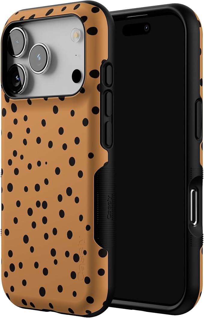 Casely iPhone 17 Pro Case | Spot On | Dotted Animal Print | Bold Protective Design | Compatible with MagSafe
