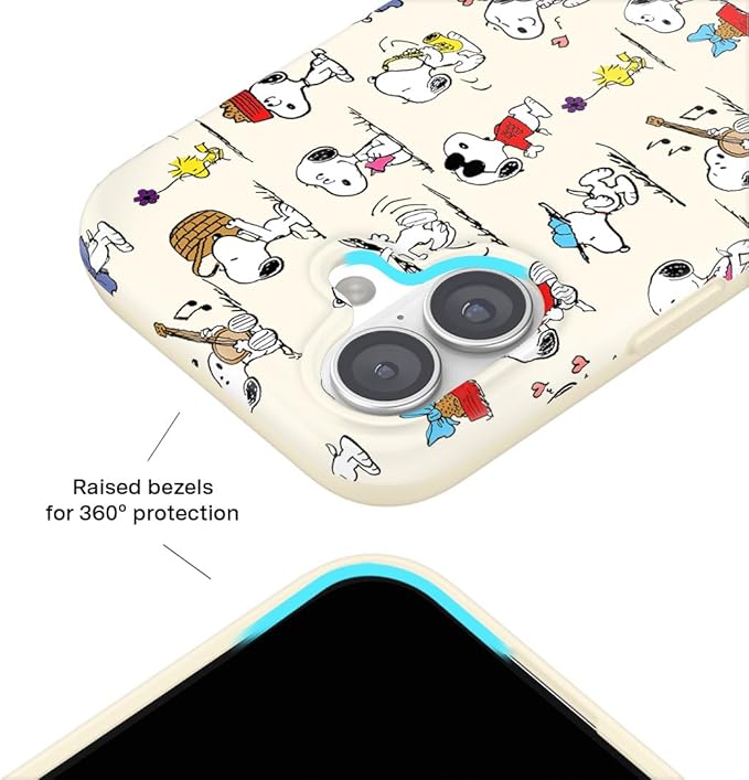 VELVET CAVIAR Case for iPhone 17 | Compatible with MagSafe | 10ft Drop Tested | Protective Designer Cases | Snoopy Moods
