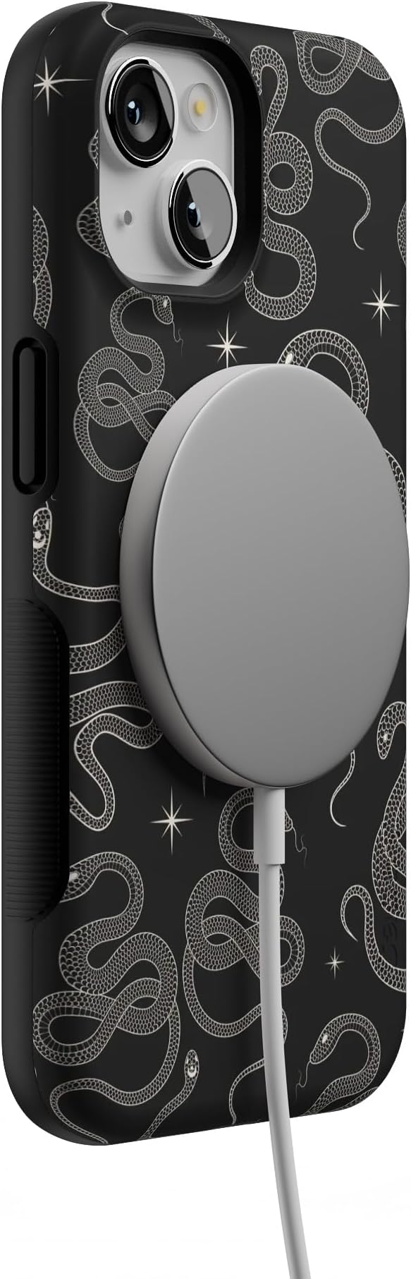 Casely iPhone 14 Case | We're Ready for It | Black Serpent | Compatible with MagSafe | Bold Protective Design