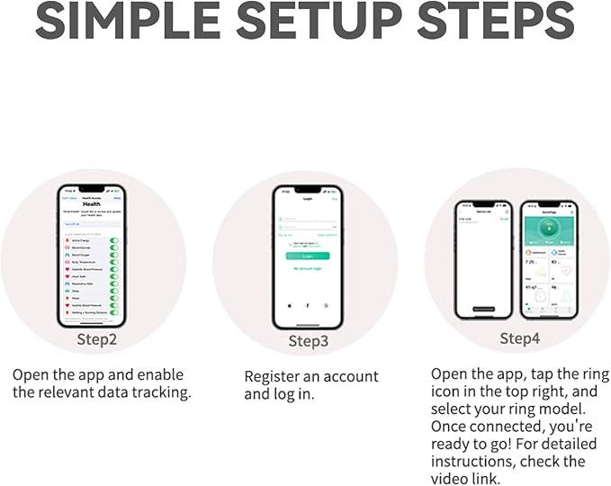 Smart Ring for Men Women with Black Charging Box, Bluetooth, Health Ring , IP68 Waterproof, Fitness Ring Tracks Heart Rate/Sleep/Steps/Sports Activities/Blood Oxygen,non-subscription app (Silver, 8)