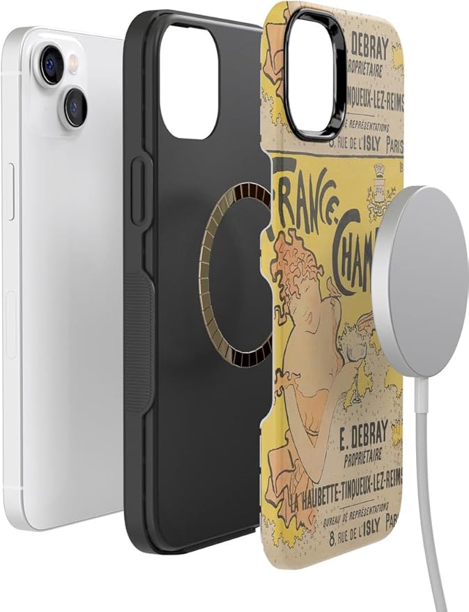 Casely iPhone 14 Case | French Bubbly | Van Gogh Museum | Compatible with MagSafe | Bold Protective Design