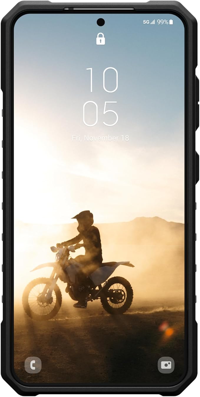 URBAN ARMOR GEAR UAG Designed for Samsung Galaxy S25 Case 6.2" Pathfinder Clear - Compatible with Magnetic Charging Transparent Rugged Military Drop Tested Protective Cover, Ash