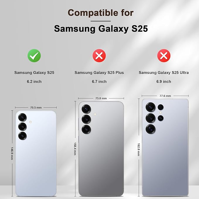 Jasonyu Flip Wallet Case for Samsung Galaxy S25,Leather Magnetic Folio Cover with Card Holder,Kickstand - TPU Shockproof Durable Protective Phone Case,Brown