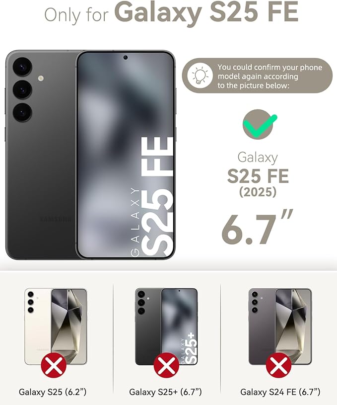 OCASE Compatible with Galaxy S25 FE Wallet Case, PU Leather Flip Folio Case with Card Holders RFID Blocking Kickstand [Shockproof TPU Inner Shell] Protective Phone Cover 2025, Litchi Burgundy