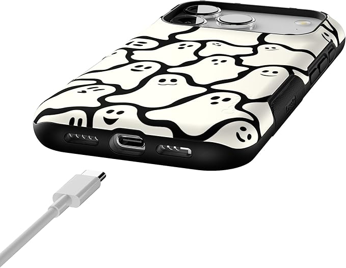 Casely iPhone 17 Pro Case | Don't Ghost Me | Halloween | Bold Protective Design | Compatible with MagSafe