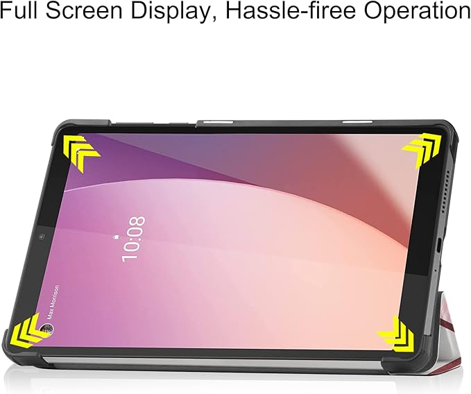 Case for Lenovo Tab M8 4th Gen 2023, Folding Folio Ultra-Thin PU Leather Stand Case Cover for Lenovo Tab M8 4th Gen TB-300FU Geometry