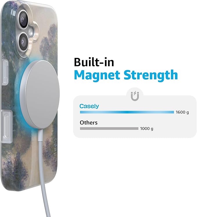 Casely iPhone 17 Case | Monet's Morning | The Met Museum | Compatible with MagSafe | Classic Ultra Slim Design
