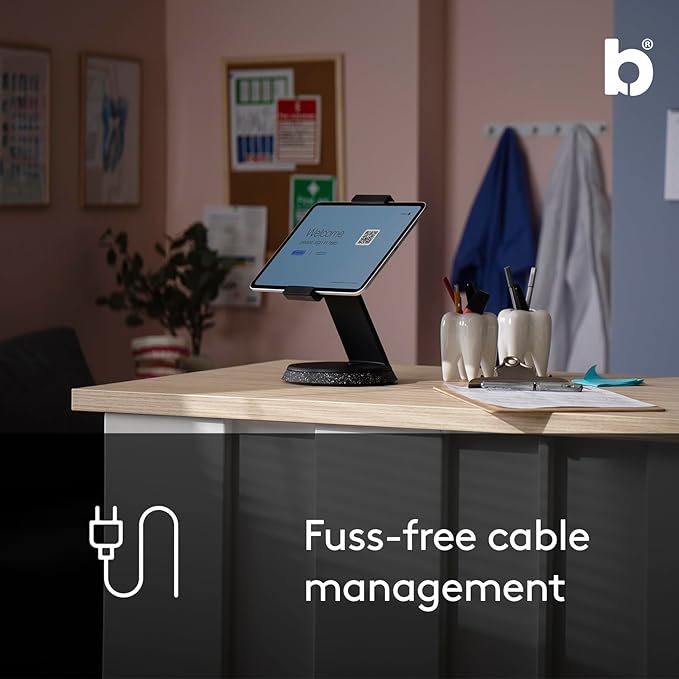 Eddy Tablet & iPad POS Stand | Compatible with Most 7-13" Tablets | Strong Aluminium Kiosk Stand | Green