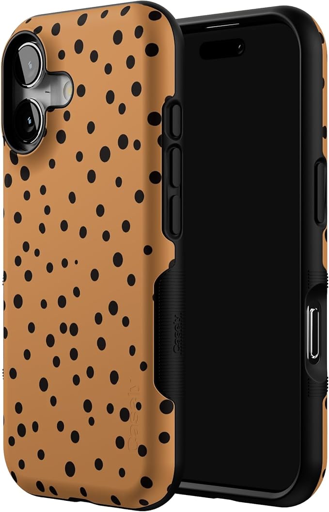 Casely iPhone 17 Case | Spot On | Dotted Animal Print | Bold Protective Design | Compatible with MagSafe
