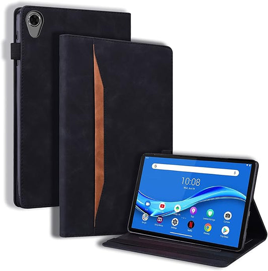Lenovo Tab M8 / Tab M8 HD LTE/Smart Tab M8 / Tab M8 FHD Case 8.0 Inch Folio Stand Shell Cover Leather Card Holder Lenovo M8 TB-8505F TB-8505X TB-8505FS TB-8705F TB-8705N,Black