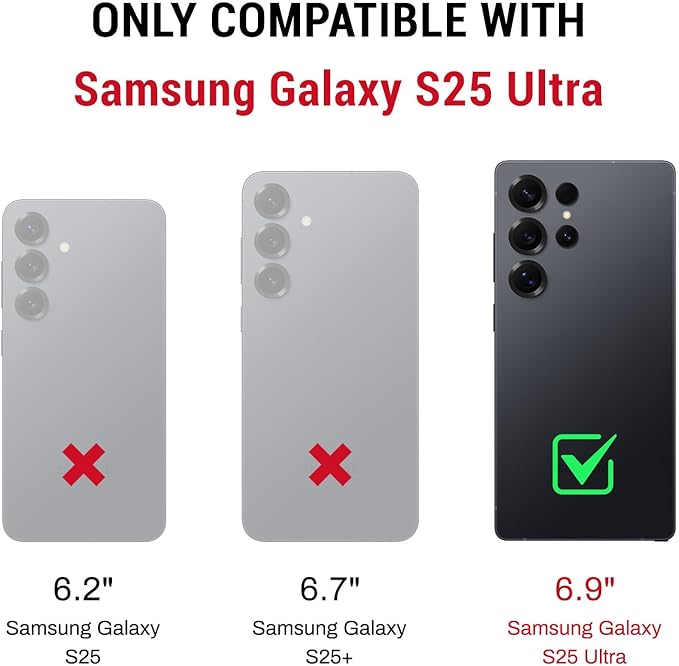 DJDUCK Designed for Samsung Galaxy S25 Ultra Case Wallet with Card Holder, [Magnetic Clasp Cover] [RFID Blocking Leather Protection] Shockproof Women Men Cases for Samsung S25 Ultra Creamy-White