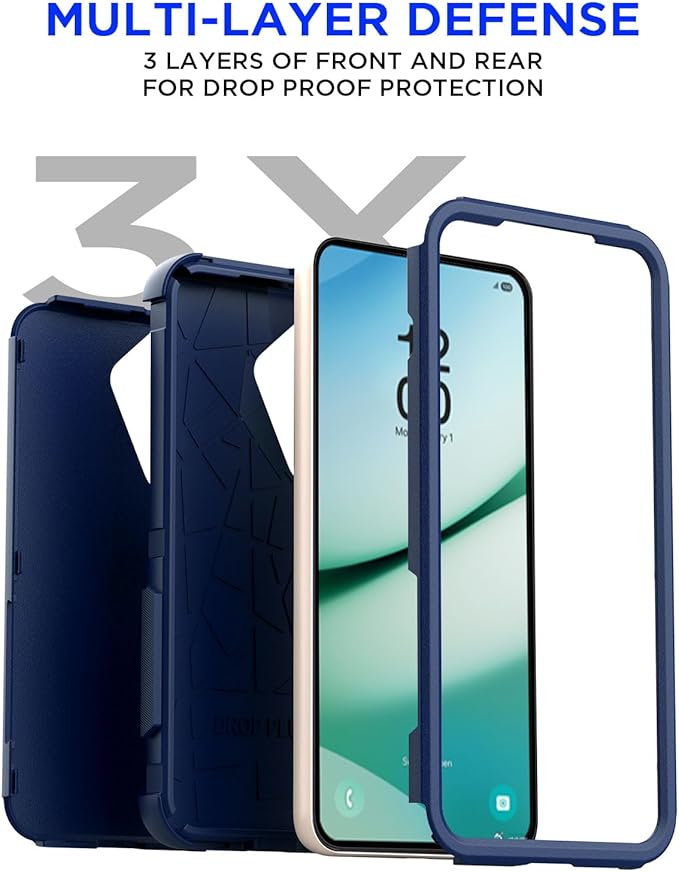 AICase for Samsung Galaxy S25 Case,3-Layer Heavy Duty Pocket-Friendly Rugged Durable Military Grade Protection Shockproof/Drop Proof/Dust Proof Protective Cover for Samsung Galaxy S25 2025_2