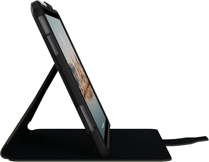 URBAN ARMOR GEAR UAG Designed for iPad 11" A16 11th Gen 2025, 10.9" 10th Gen 2022 Case A3354 A3355 A2696 Rugged Protective Folio Cover w/Adjustable Stand & Pencil Holder, Metropolis SE Olive