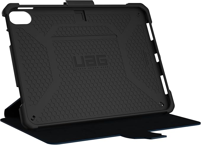 URBAN ARMOR GEAR UAG Designed for iPad 11" A16 11th Gen 2025, 10.9" 10th Gen 2022 Case A3354 A3355 A2696 Rugged Protective Folio Cover w/Adjustable Stand & Pencil Holder, Metropolis SE Blue Mallard