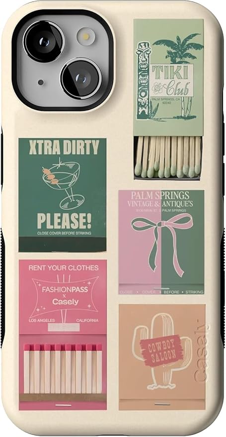 Casely iPhone 14 Case | Perfect Match | FashionPass x Casely | Compatible with MagSafe | Bold Protective Design