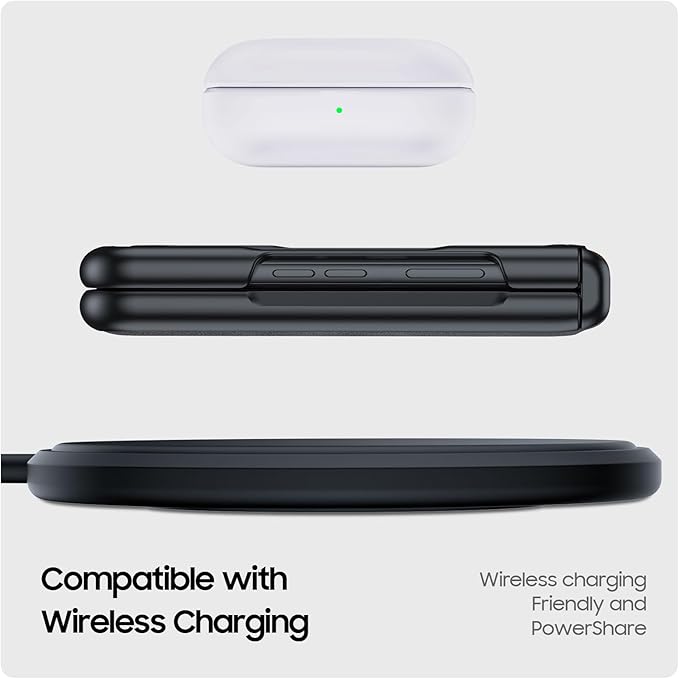 for Motorola Razr Ultra 2025 Case Built-in Screen Protector & Hinge Protection & Ultra Thin PU Leather Matte PC Shockproof Phone Cover Smartphone Case for Moto Razr Ultra 2025 (Black Gray)