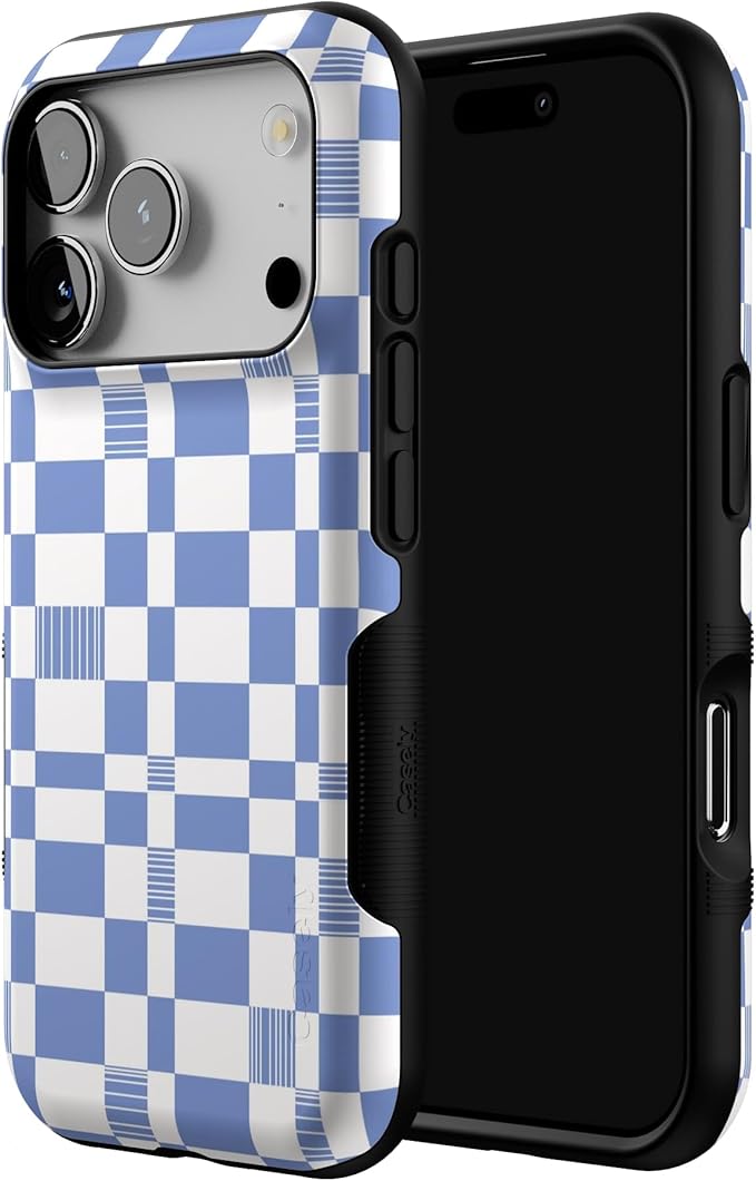Casely iPhone 17 Pro Case | Reality Check | Periwinkle | Bold Protective Design | Compatible with MagSafe