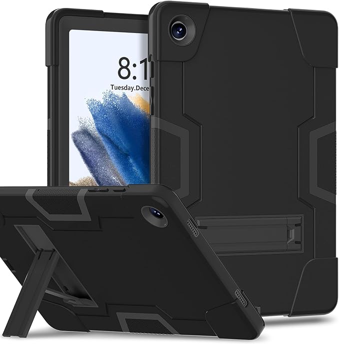 Case for Samsung Galaxy Tab A9 Plus 11 inch (2023), High Impact Protective Heavy Duty Shockproof Kickstand Cover for Galaxy Tab A9+ Plus 11" Model (SM-X210/X215/X216), Black